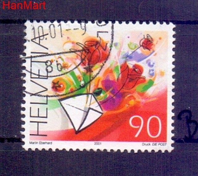 Znaczek Szwajcaria 2001 Stemplowane