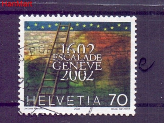 Znaczek Szwajcaria 2002 Stemplowane