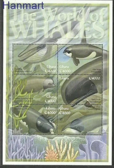 Znaczek Ghana 2001 Mi 3320-3325 Czyste **