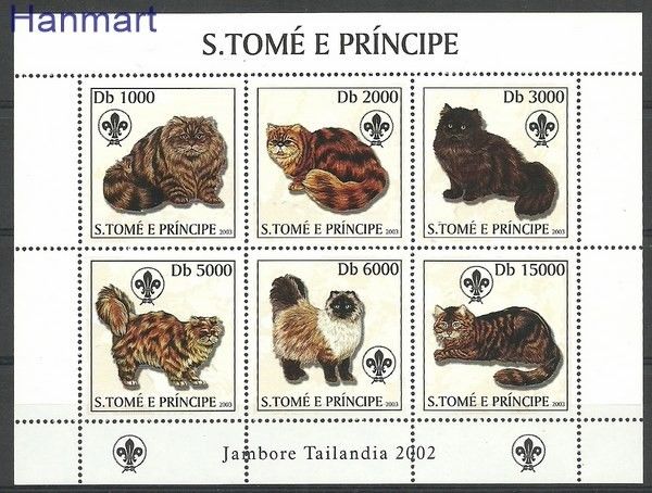 Znaczek Wyspy Św. Tomasza i Książęca 2003 Mi 2106-2111 Czyste **