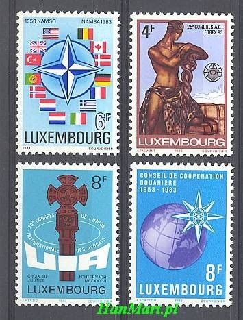 Znaczek Luksemburg 1983 Mi 1070-1073 Czyste **