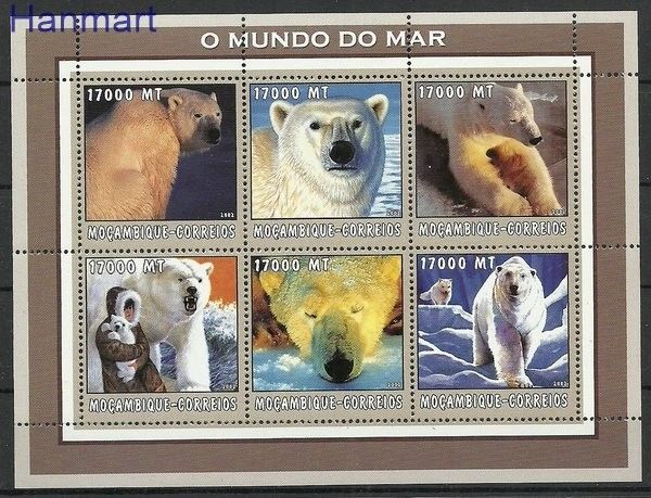 Znaczek Mozambik 2002 Mi 2704-2709 Czyste **