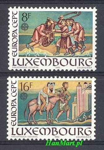 Znaczek Luksemburg 1983 Mi 1074-1075 Czyste **