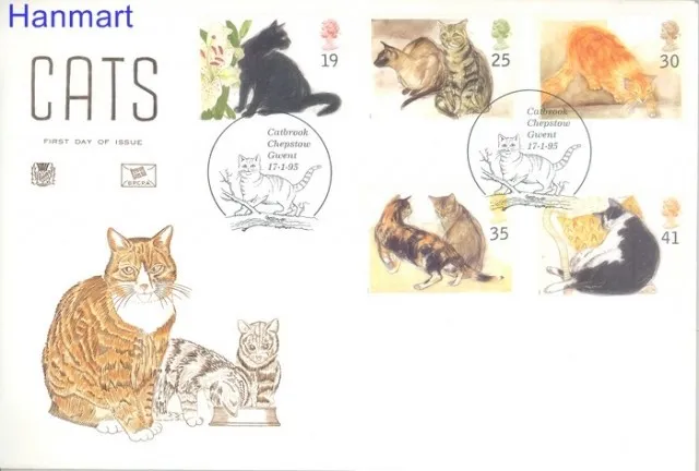 Znaczek Wielka Brytania 1995 Mi 1544-1548 FDC