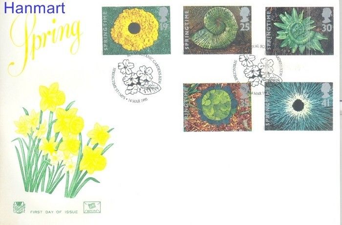 Znaczek Wielka Brytania 1995 Mi 1549-1553 FDC