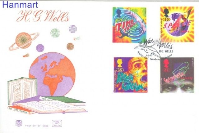 Znaczek Wielka Brytania 1995 Mi 1576-1579 FDC