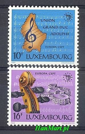 Znaczek Luksemburg 1985 Mi 1125-1126 Czyste **