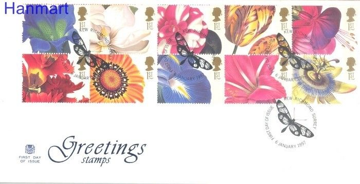 Znaczek Wielka Brytania 1997 FDC