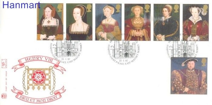 Znaczek Wielka Brytania 1997 Mi 1677-1683 FDC
