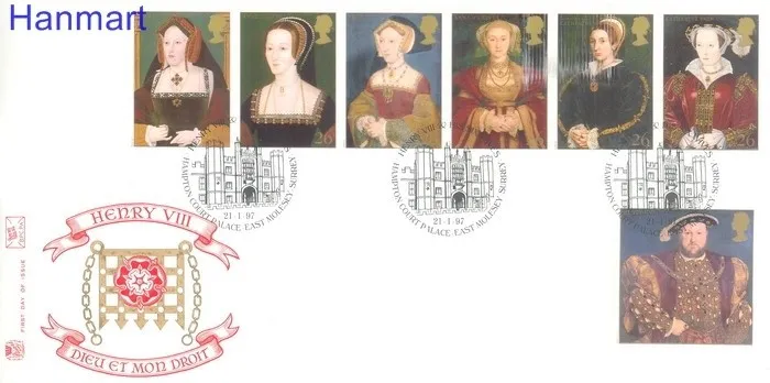 Znaczek Wielka Brytania 1997 Mi 1677-1683 FDC