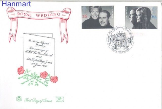 Znaczek Wielka Brytania 1999 Mi 1813-1814 FDC