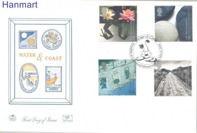 Znaczek Wielka Brytania 2000 Mi 1853-1856 FDC