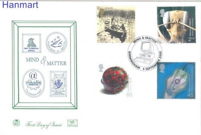 Znaczek Wielka Brytania 2000 Mi 1889-1892 FDC