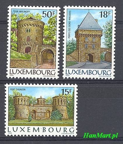 Znaczek Luksemburg 1986 Mi 1153-1155x Czyste **