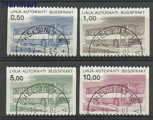 Znaczek Finlandia 1981 Mi 14-17 Stemplowane
