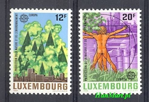 Znaczek Luksemburg 1986 Mi 1151-1152 Czyste **