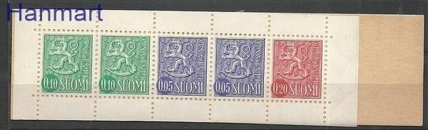Znaczek Finlandia 1963 Mi mh 556+557+559XI Czyste **