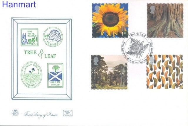 Wielka Brytania 2000 Mi 1881-1884 FDC