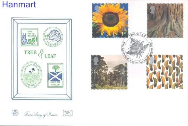Znaczek Wielka Brytania 2000 Mi 1881-1884 FDC