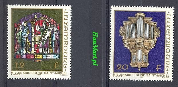 Znaczek Luksemburg 1987 Mi 1176-1177 Czyste **