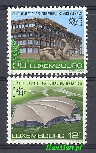 Znaczek Luksemburg 1987 Mi 1174-1175 Czyste **