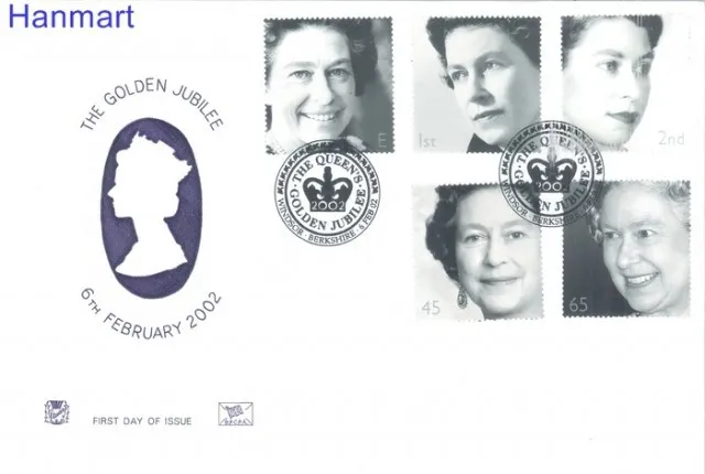 Znaczek Wielka Brytania 2002 Mi 1981-1985 FDC
