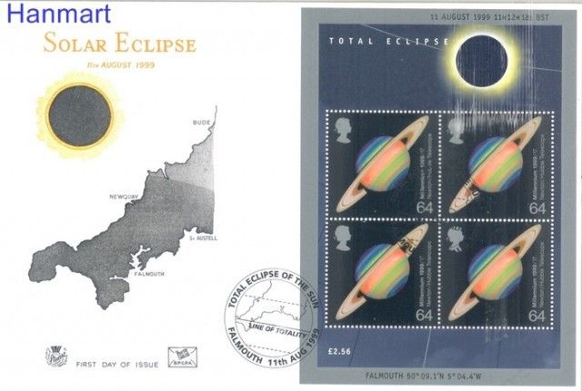 Znaczek Wielka Brytania 1999 Mi bl 7 FDC
