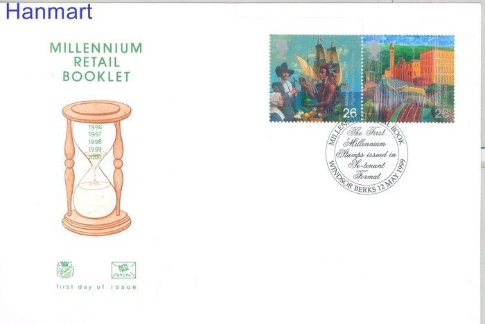 Znaczek Wielka Brytania 1999 Mi bl 223 FDC