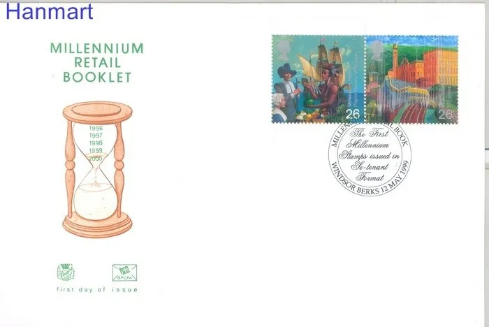 Znaczek Wielka Brytania 1999 Mi bl 223 FDC