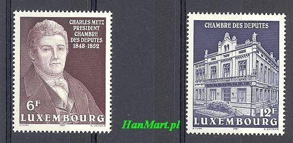 Znaczek Luksemburg 1987 Mi 1183-1184 Czyste **