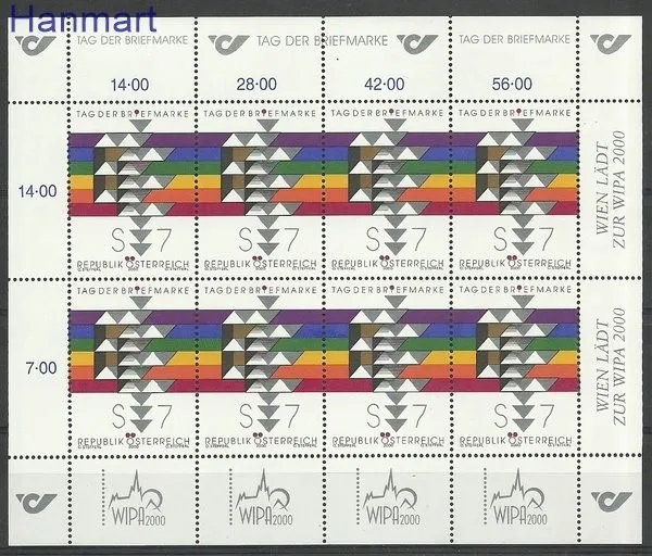 Znaczek Austria 2000 Mi ark 2315 Czyste **
