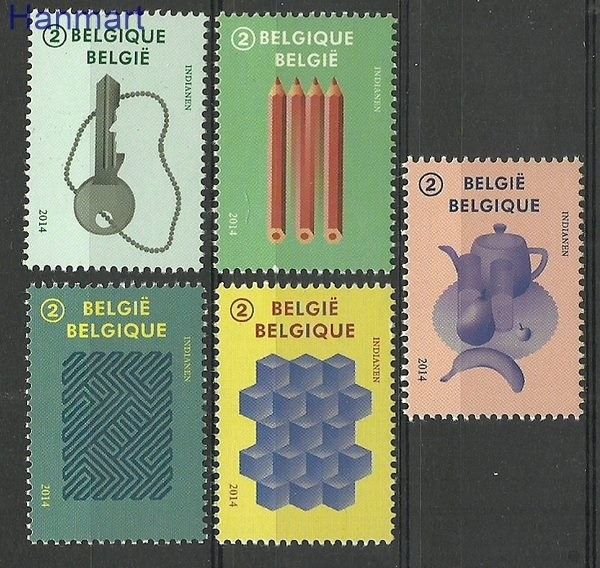 Znaczek Belgia 2014 Mi 4508-4512 Czyste **