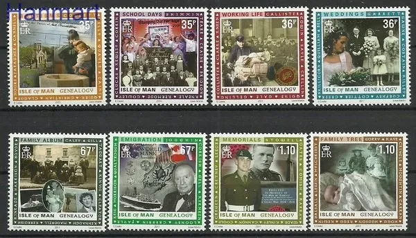 Znaczek Wyspa Man 2011 Mi 1659-1666 Czyste **
