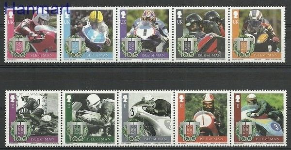 Znaczek Wyspa Man 2007 Mi 1333-1342IA Czyste **