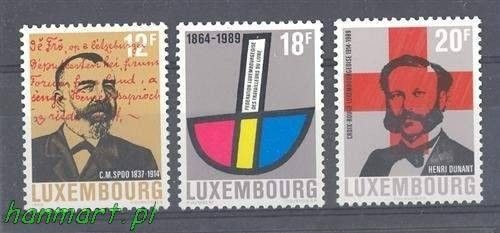 Znaczek Luksemburg 1989 Mi 1214-1216 Czyste **