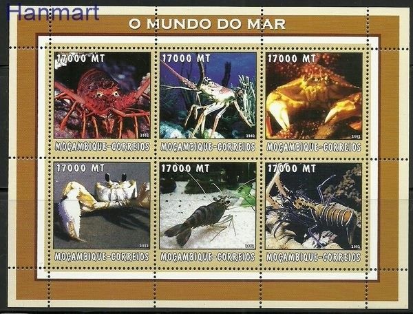 Znaczek Mozambik 2002 Mi 2578-2583 Czyste **