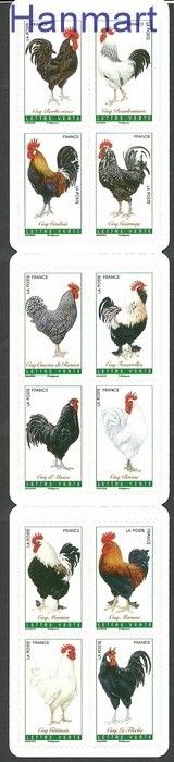 Znaczek Francja 2016 Mi mh 6395-6406 Czyste **