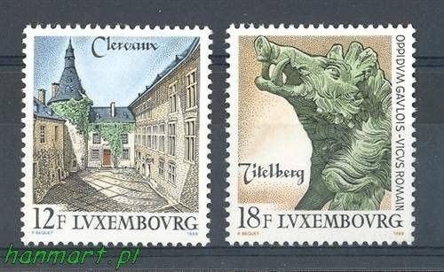 Znaczek Luksemburg 1989 Mi 1230-1231 Czyste **