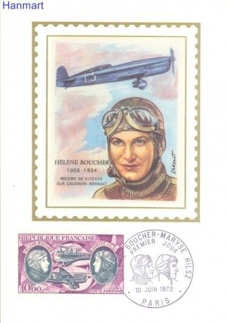 Znaczek Francja 1972 Mi 1797 Karta Max