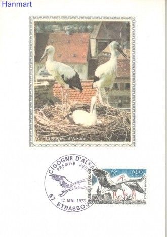 Znaczek Francja 1973 Mi 1831 Karta Max