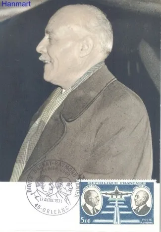 Znaczek Francja 1971 Mi 1746 Karta Max