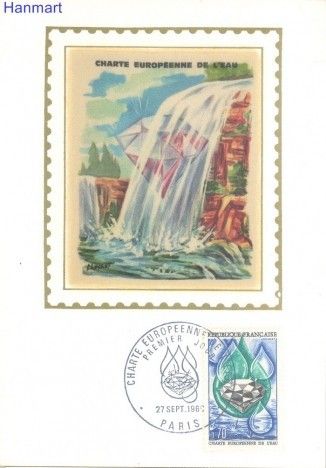 Znaczek Francja 1969 Mi 1682 Karta Max