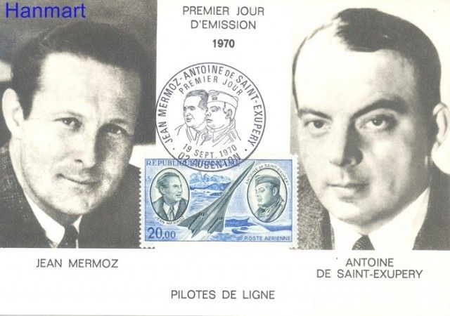 Znaczek Francja 1970 Mi 1723 Karta Max