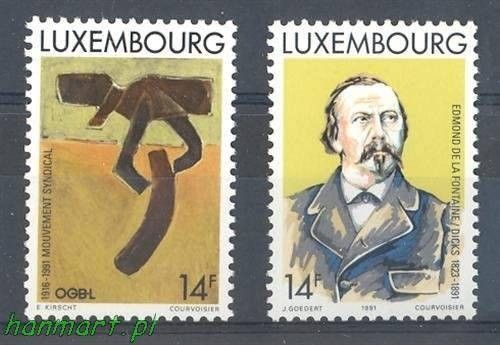 Znaczek Luksemburg 1991 Mi 1275-1276 Czyste **