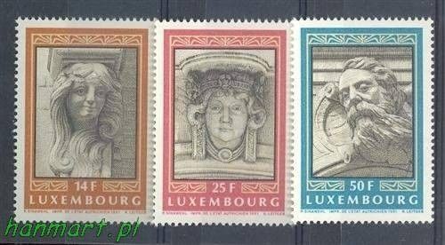 Znaczek Luksemburg 1991 Mi 1277-1279 Czyste **