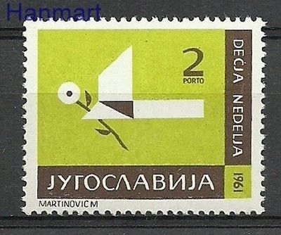 Znaczek Jugosławia 1961 Mi zwapor 23 Czyste **