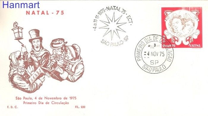 Znaczek Brazylia 1975 Mi 1510 FDC
