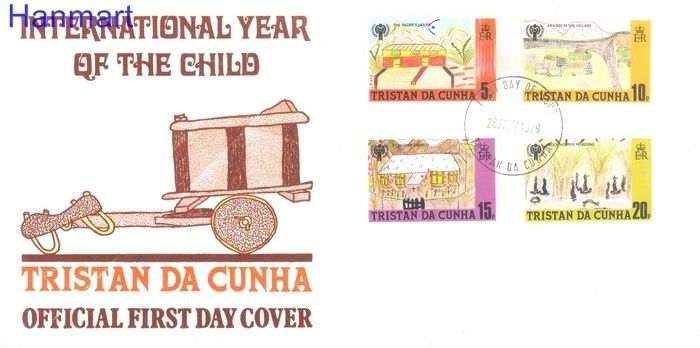 Znaczek Tristan da Cunha 1979 Mi 266-269 FDC