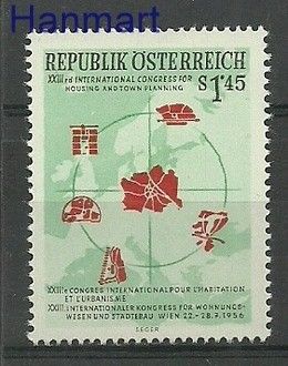 Znaczek Austria 1956 Mi 1027 Z podlepką *