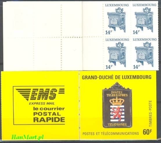 Znaczek Luksemburg 1991 Mi mh 3 Czyste **